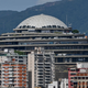 A photo of the El Helicoide prison in Venezuela